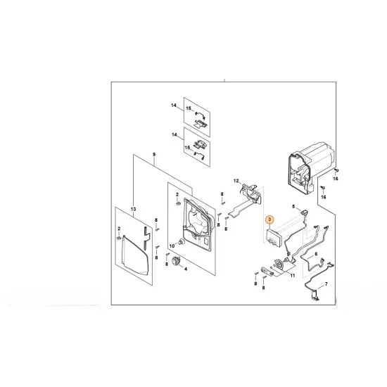 STIHL  Moduł elektroniczny 4854 430 1400
